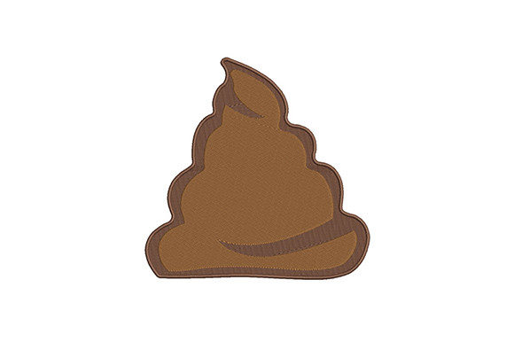 Poop Blank Face Emoji