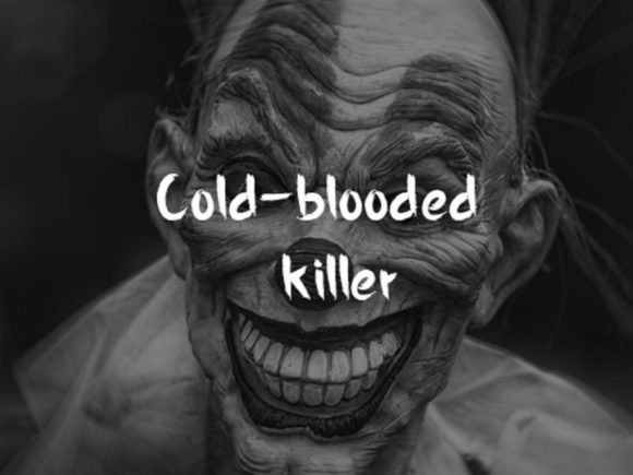 Psychopath Font PNG with transparent background - Preview 2