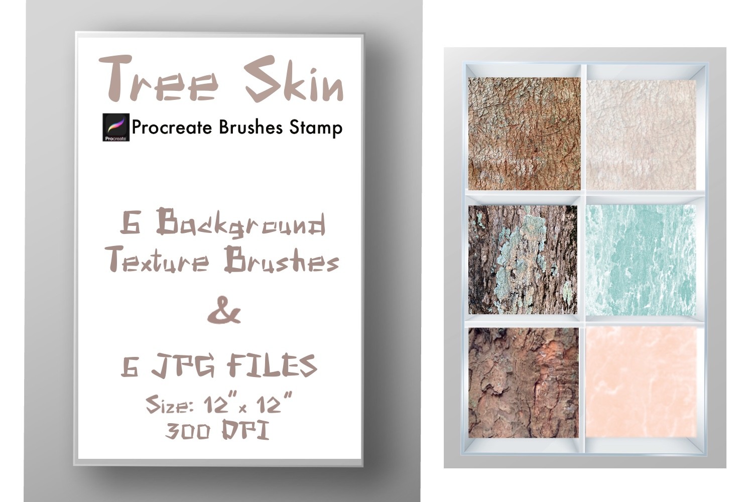 Tree Skin Procreate Brushes Stamp Graphic by TANVARA DIGITAL ART ...