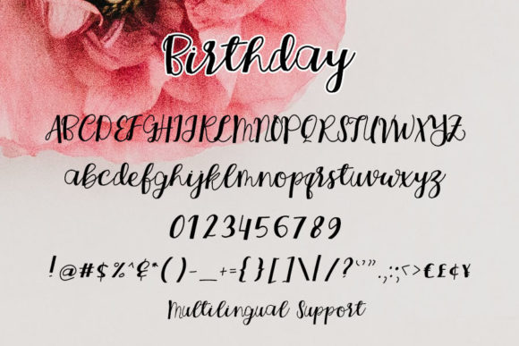 Birthday Font - Preview 3