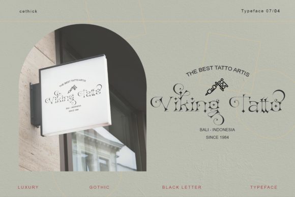 Cethik Font - Preview 4