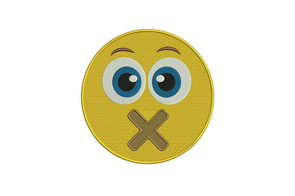 Cross Mouth Emoji
