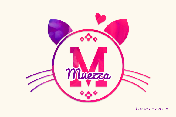 Face Cat Monogram Font - Preview 1