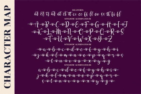 Love Erlia Font PNG with transparent background - Preview 2