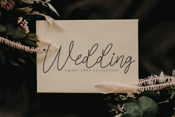 Morning Signature Font PNG with transparent background - Preview 1