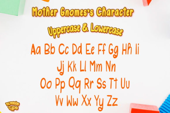 Mother Gnomes Font PNG with transparent background - Preview 1