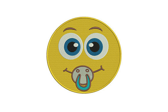 Smiling Pacifier Emoji