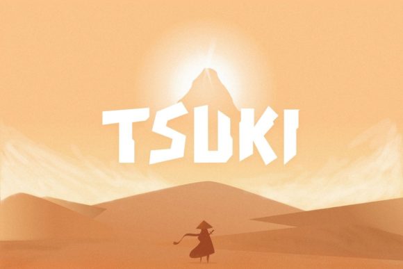 Tsuki Fonte por Creative Corner · Creative Fabrica