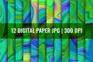 Abstract Colorful Wave Digital Paper Graphic by Craphist · Creative Fabrica