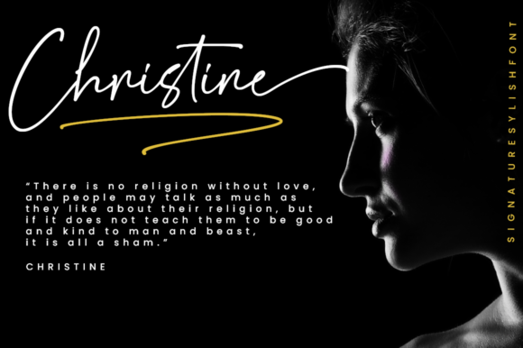 Angelia Devitson Font - Preview 1