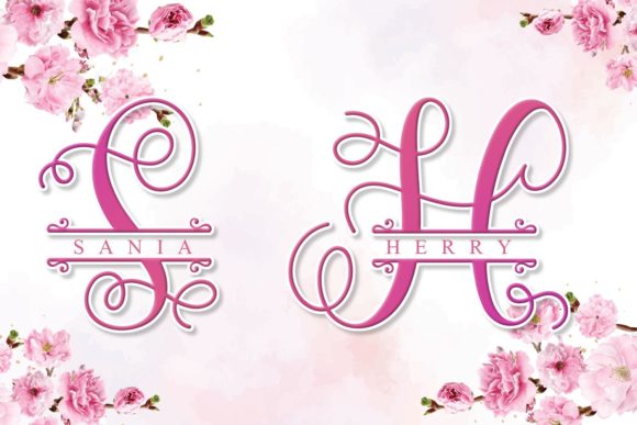 Alina Monogram Font Font - Preview 1