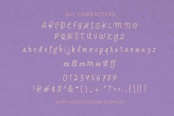 Angel Charms Font PNG with transparent background - Preview 5