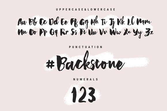 Backstone Font - Preview 5
