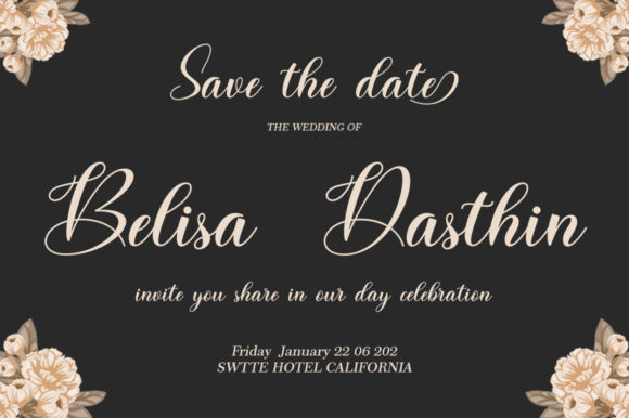 Beautiful Delight Font - Preview 2