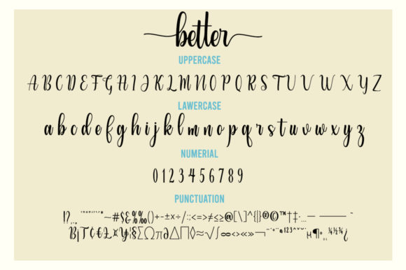 Better Summer Font - Preview 5