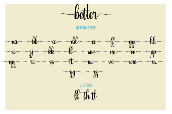 Better Summer Font - Preview 6