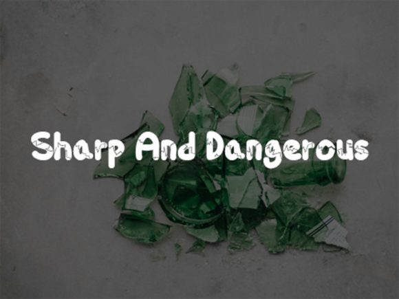 Broken Glass Font - Preview 2