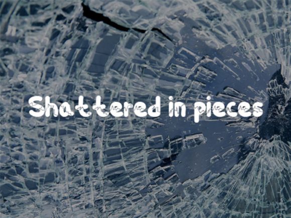 Broken Glass Font - Preview 4