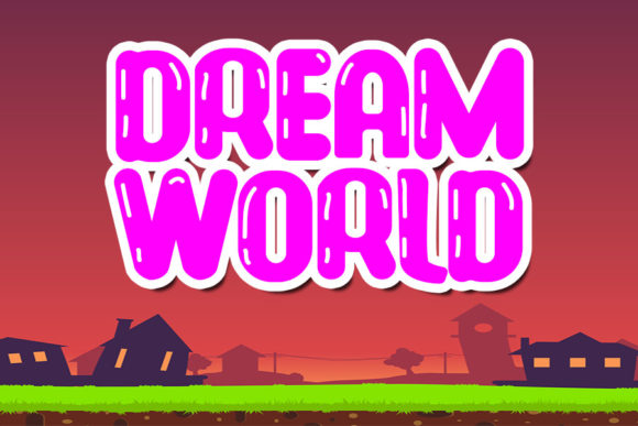 Bubble Shooter Font - Preview 1