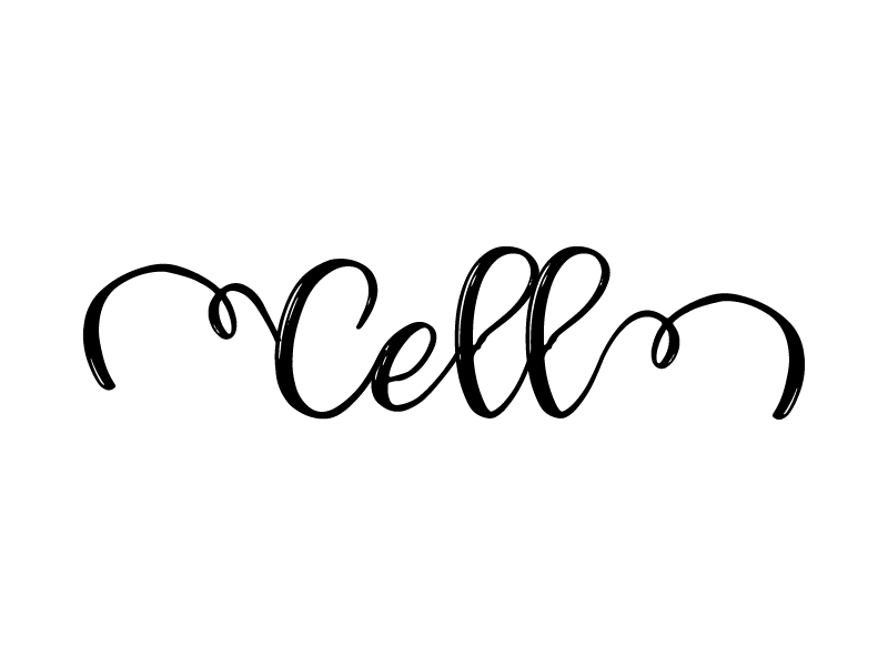 Cell Lettering Graphic by DUDLEY LAWRENCE · Creative Fabrica
