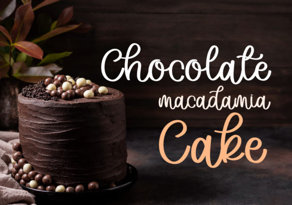 Chewy Brownies Font PNG with transparent background - Preview 2