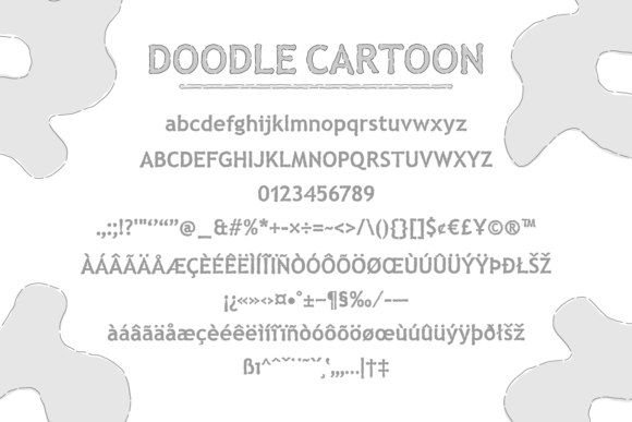 Doodle Cartoon Font - Preview 2