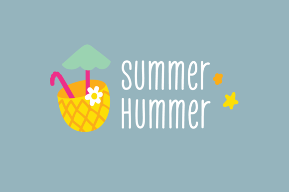 Pana Summer Font PNG with transparent background - Preview 2