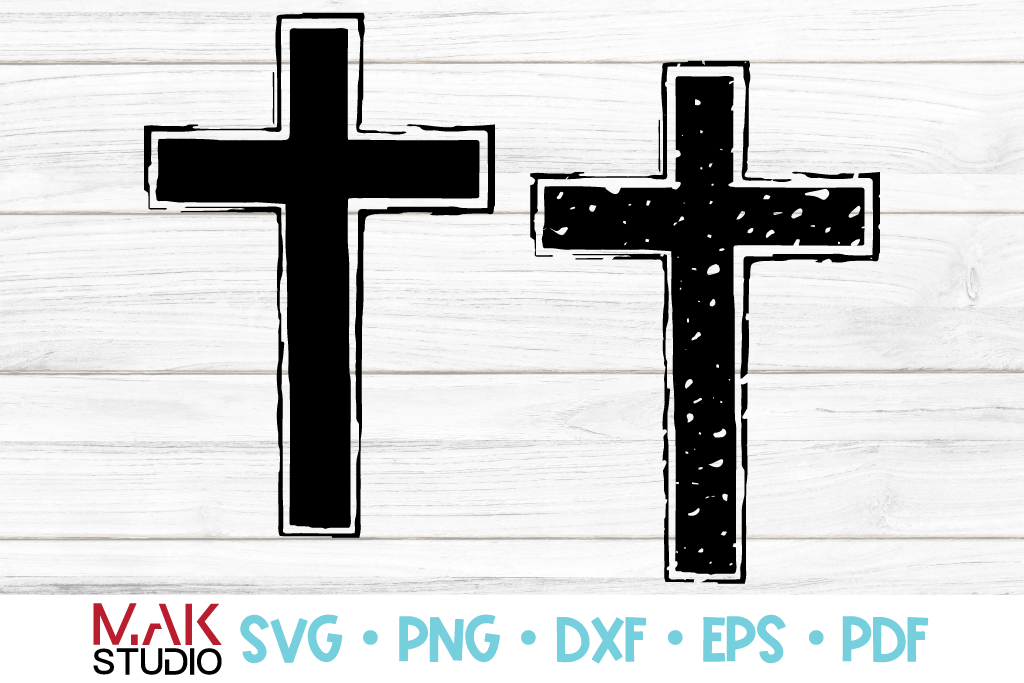 Cross Grunge Graphic by makstudion · Creative Fabrica