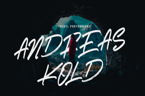 Darkness Brush Font - Preview 2