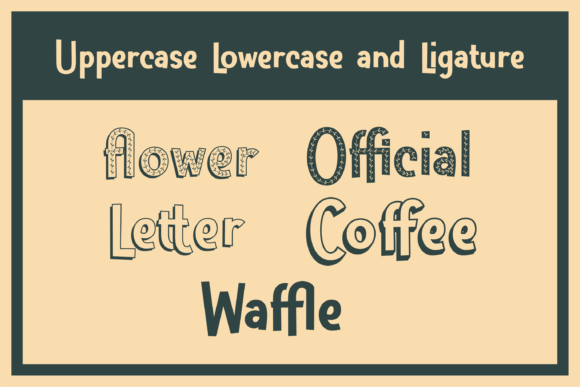Floral Font - Preview 2