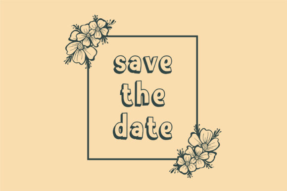 Floral Font - Preview 6