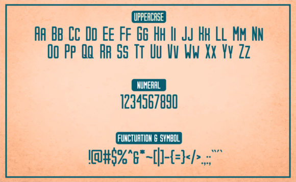 Kudu Bakoh Font PNG with transparent background - Preview 1