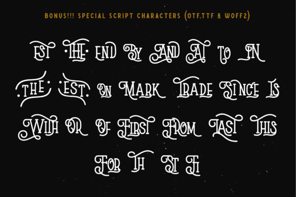 Mashbro Font PNG with transparent background - Preview 4