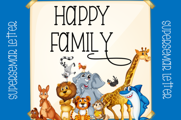 Pretty Panda Font PNG with transparent background - Preview 2