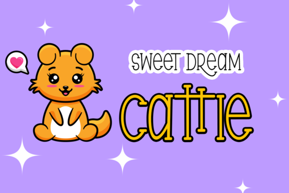 Pretty Panda Font PNG with transparent background - Preview 3