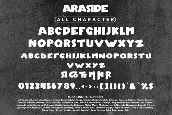 Araside Font - Preview 6