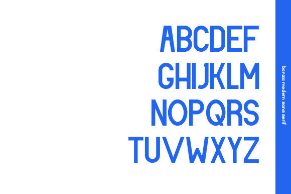 Bonza Font - Preview 2