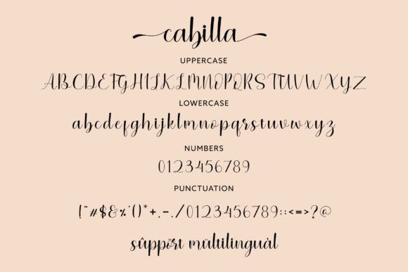 Cabilla Font - Preview 5