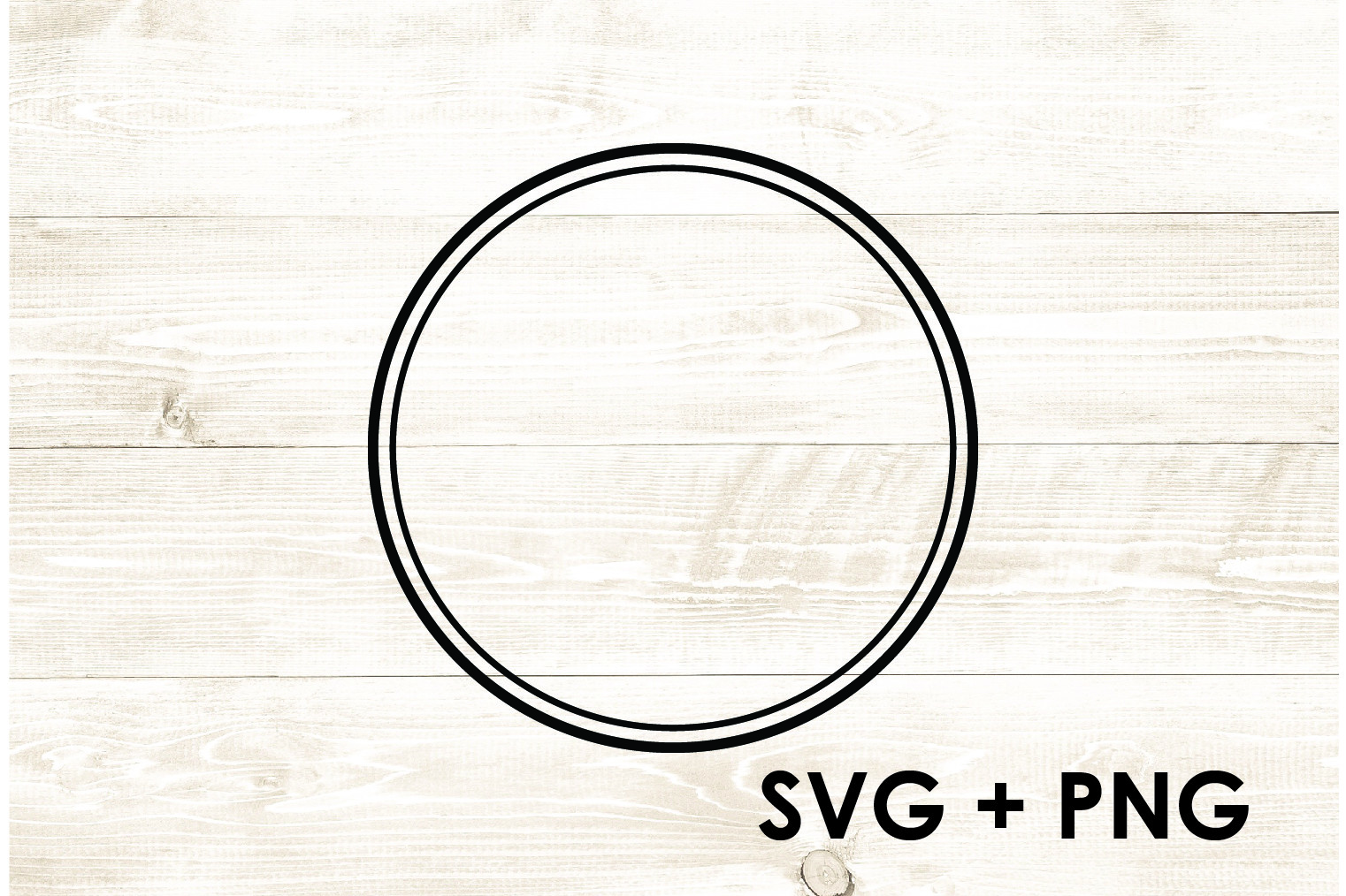 Circle Frames 2 Sizes Border SVG Graphic by Too Sweet Inc 