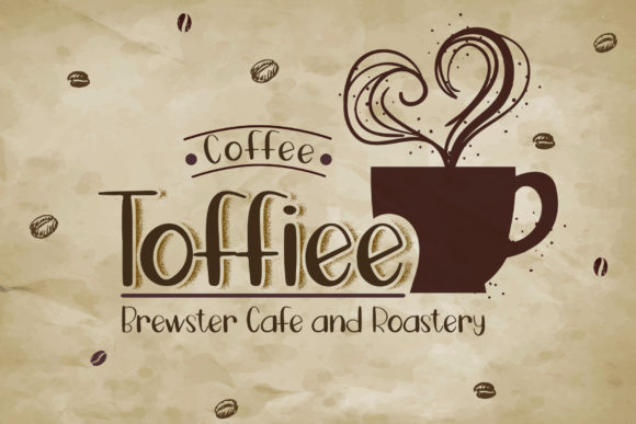Coffee Bean Font - Preview 3