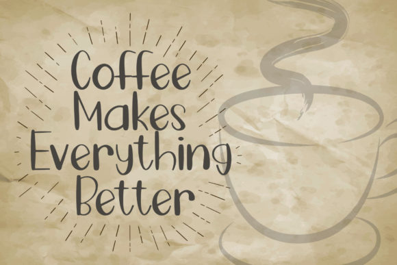 Coffee Bean Font - Preview 5