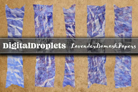 Lavender Damask | 180 Washi Tapes