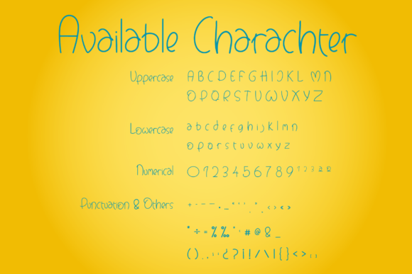 Little Kids Font PNG with transparent background - Preview 4