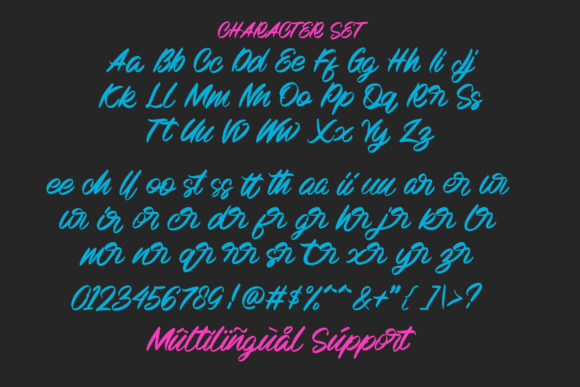 Chilli Peppers Font PNG with transparent background - Preview 4