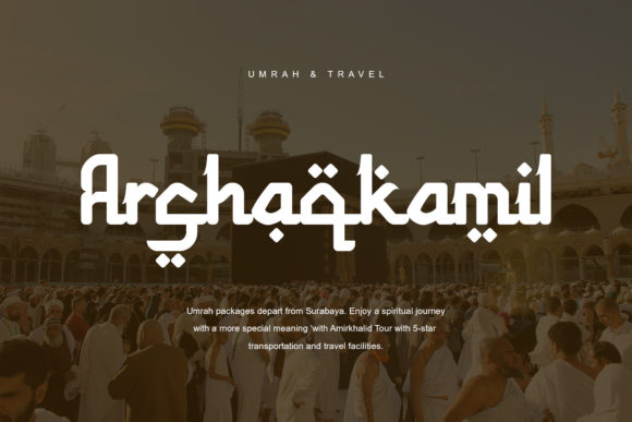 Ghibran Font - Preview 1