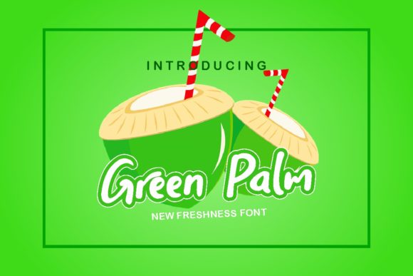 Green Palm Font - Preview 5