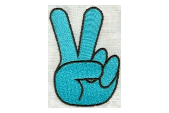 Hippie Peace Hand Sign
