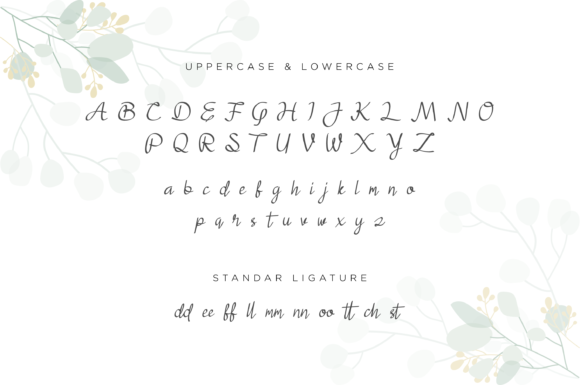 Juliyeta Font PNG with transparent background - Preview 5