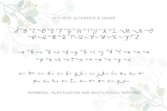 Juliyeta Font PNG with transparent background - Preview 6