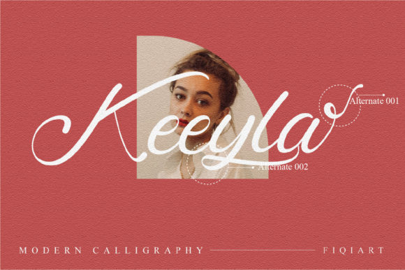 Keeyla Font PNG with transparent background - Preview 2